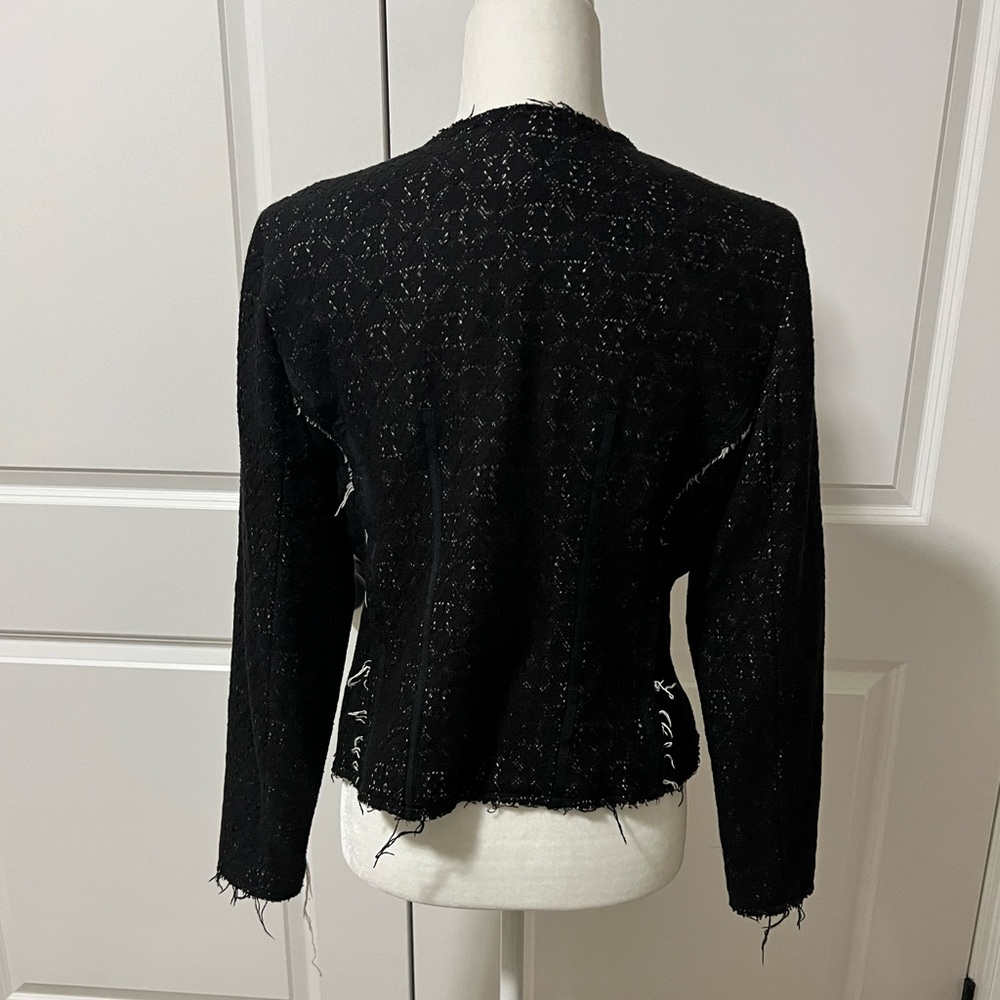 2b Rych Embellished Distressed Lace Jacket - Picture 11 of 12